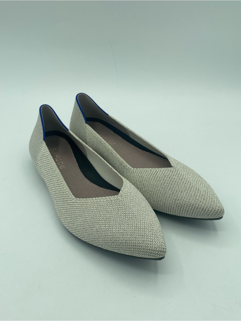 Rothy’s The Point II Diamond Twill Flats Women’s Size 8.5